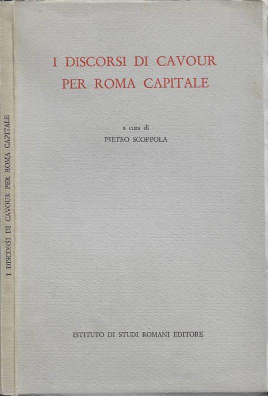 I Discorsi di Cavour per Roma Capitale - copertina