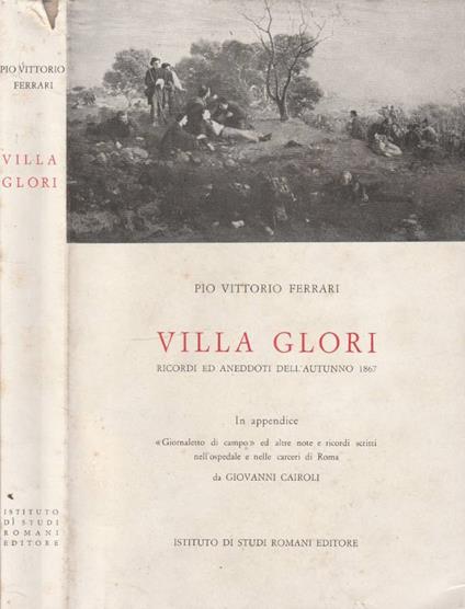 Villa Glori - copertina