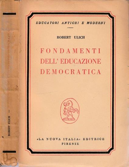 Fondamenti dell'educazione democratica - copertina