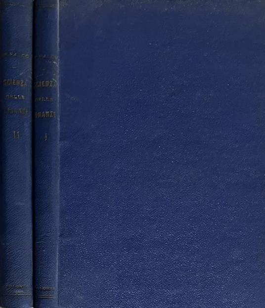 Problemi di scienza delle finanze, vol. I e II (Autografo) - copertina