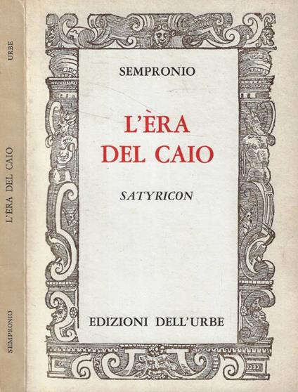 L' era del Caio - copertina