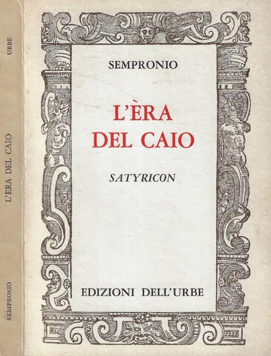 L' era del Caio - copertina
