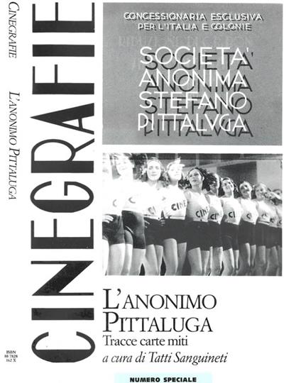 L' anonimo Pittaluga. Tracce carte miti - copertina