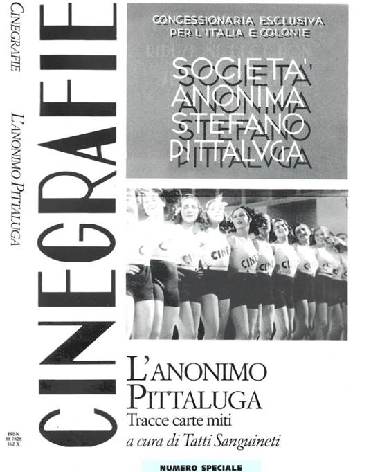 L' anonimo Pittaluga. Tracce carte miti - copertina