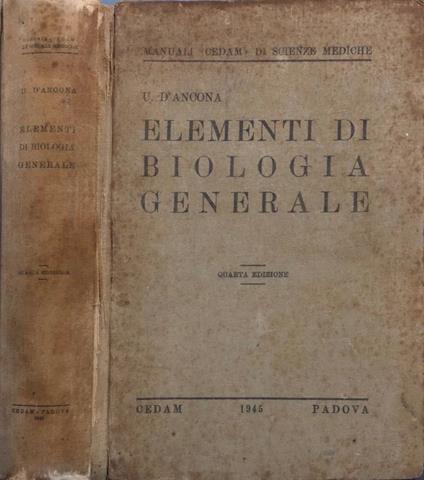 Elementi di biologia generale - copertina