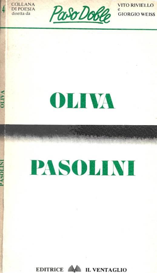 Oliva Pasolini - copertina