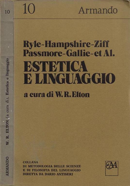 Estetica e Linguaggio - copertina