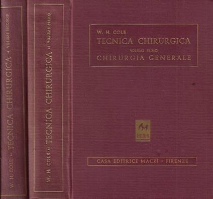 Tecnica chirurgica - copertina