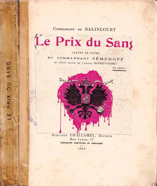 Le prix du sang - copertina