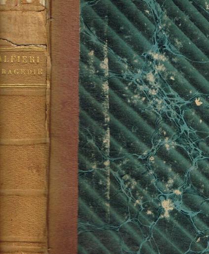 Tragedie - Vittorio Alfieri - copertina