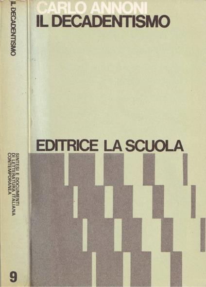 Il decadentismo - Carlo Annoni - copertina