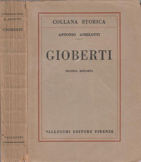 Gioberti - Antonio Anzilotti - copertina