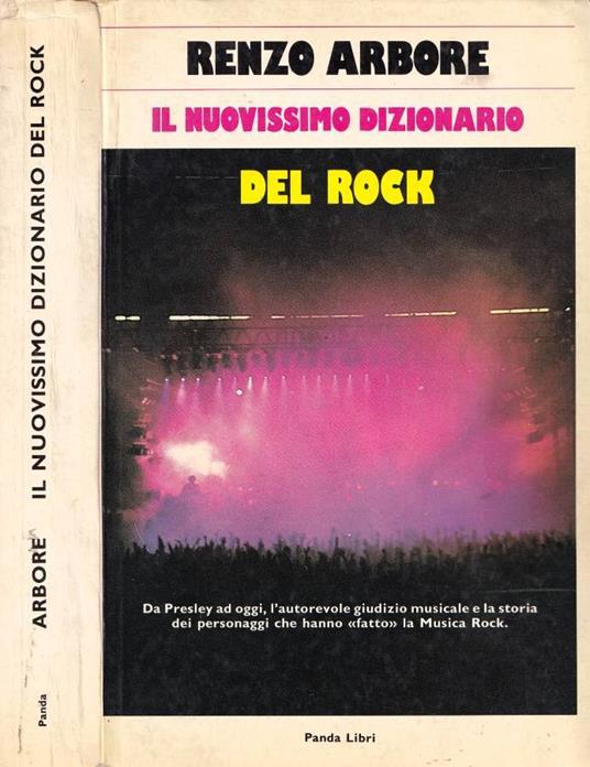 Il nuovissimo dizionario del rock - Renzo Arbore - copertina
