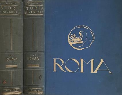 Roma Antica, vol. I e II - Corrado Barbagallo - copertina