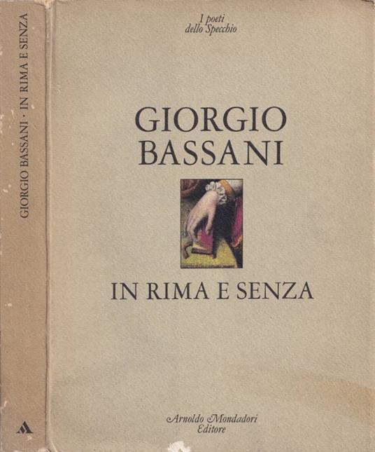 In rima e senza - Giorgio Bassani - copertina