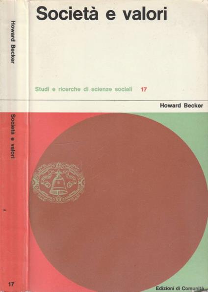 Società e valori - Howard Becker - copertina