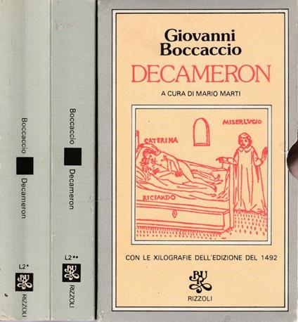 Decameron - Giovanni Boccaccio - copertina