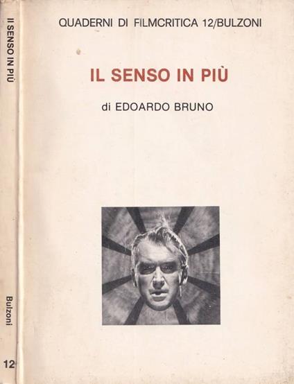 Il senso in più - Edoardo Bruno - copertina
