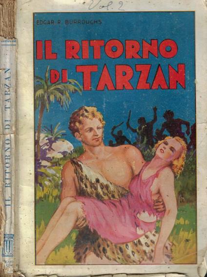 Il ritorno di Tarzan - Edgar R. Burroughs - copertina