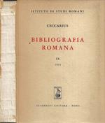 Bibliografia Romana - IX (1953)