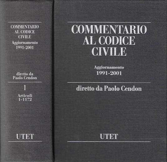 Commentario al codice civile - Paolo Cendon - copertina