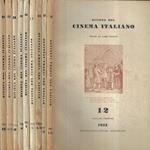 Rivista del cinema italiano 1953 Vol. 1, 2 - 3 - 4, 5 - 6 - 7 - 8 - 9 - 10,11 - 12