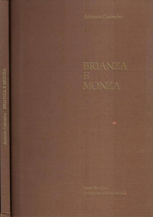 Brianza e Monza - Antonio Colombo - copertina