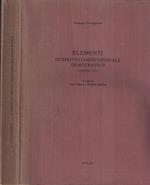 Elementi di diritto costituzionale democratico