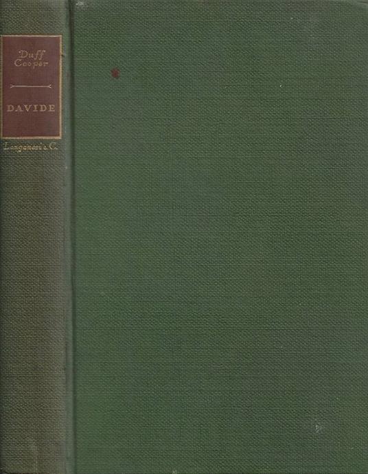 Davide - Duff Cooper - copertina
