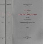 Origini del Teatro Italiano. Libri tre, con due appendici sulla Rappresentazione drammatica del contado toscano e sul Teatro mantovano nel sec. XVI. Vol. I, Vol. II