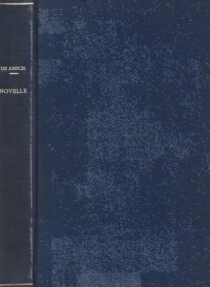Novelle - Edmondo De Amicis - copertina