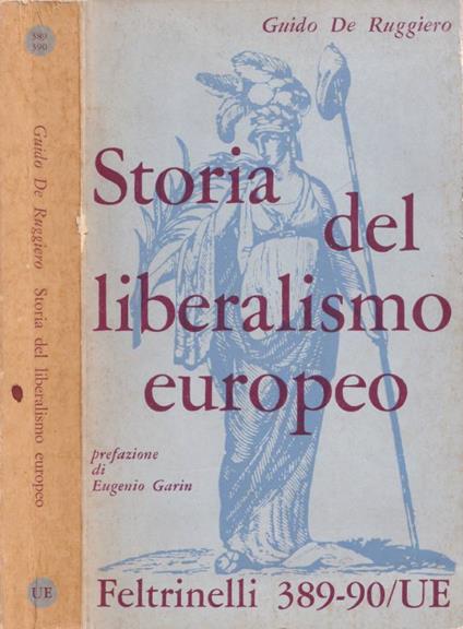 Storia del liberalismo europeo - Guido De Ruggiero - copertina