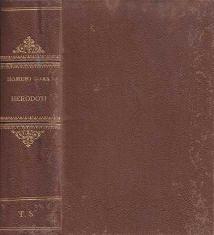 Homeri Ilias, parte I - Guilielmus Dindorf - copertina