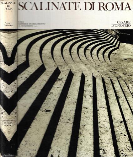 Scalinate di Roma - Cesare D'Onofrio - copertina