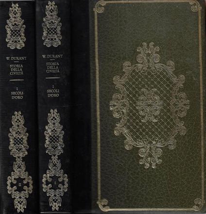 I secoli d' oro Vol. 1 - 2 - Will Durant - copertina