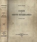 Corso di diritto ecclesiastico. Volume primo: Introduzione Diritto Canonico