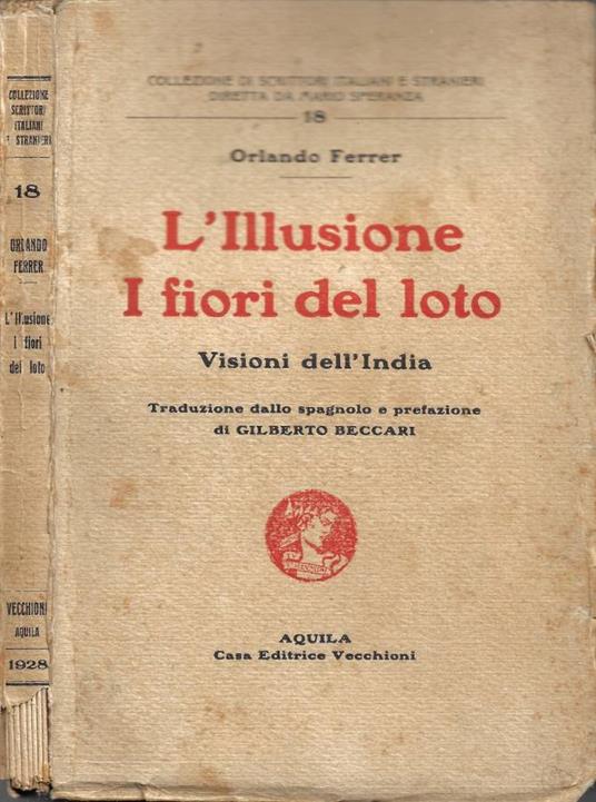 L' Illusione - I fiori del loto - Orlando Ferrer - copertina