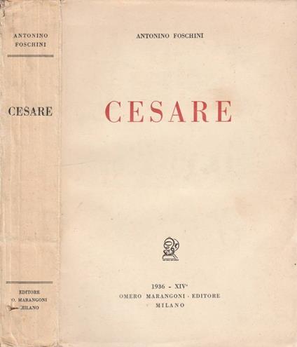 Cesare - Antonino Foschini - copertina