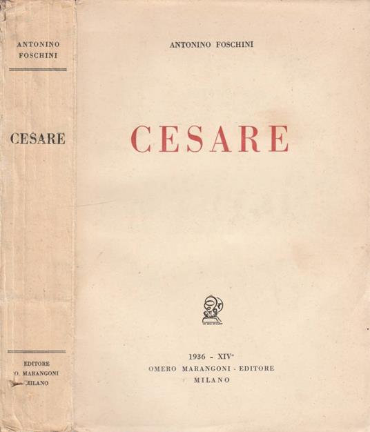 Cesare - Antonino Foschini - copertina
