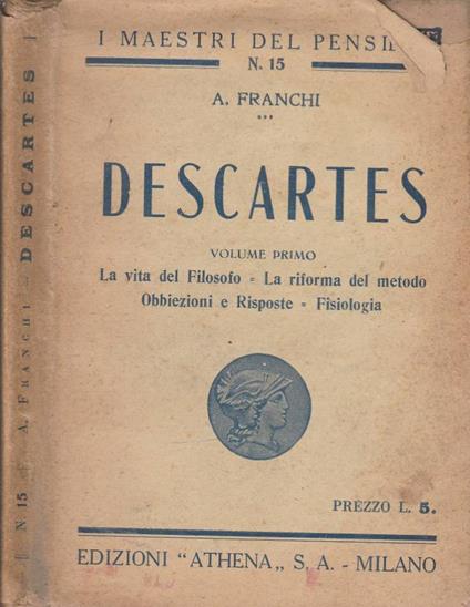 Descartes vol I - A. Franchi - copertina