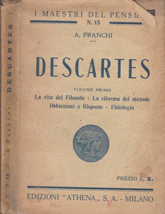 Descartes vol I - A. Franchi - copertina