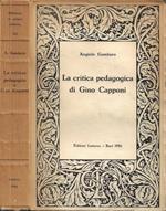 La critica pedagogica di Gino Capponi (con l'edizione di tutti i suoi scritti sull'educazione)