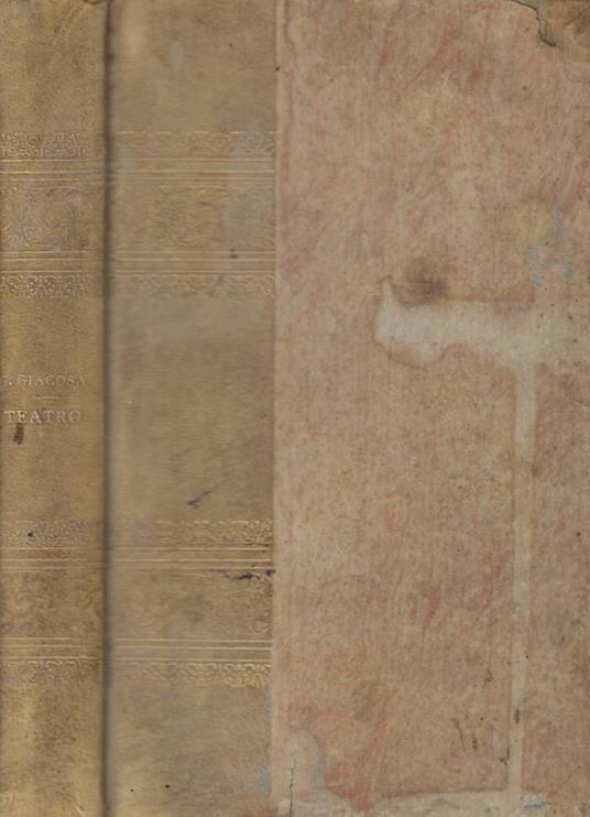 Una partita a scacchi- Il trionfo dell'amore - Giuseppe Giacosa - copertina