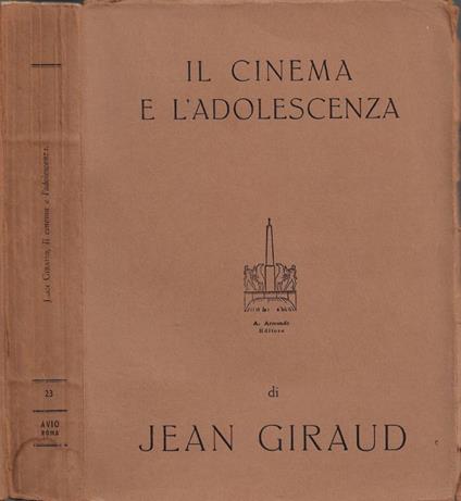 Il cinema e l'adolescenza - Jean Giraud - copertina