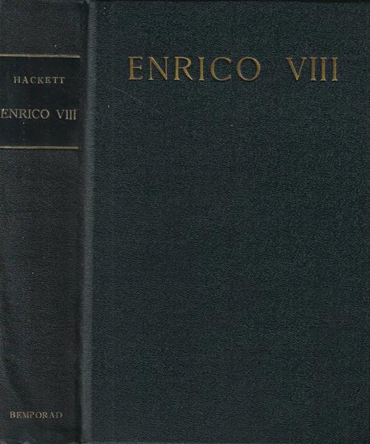 Enrico VIII - Francis Hackett - copertina
