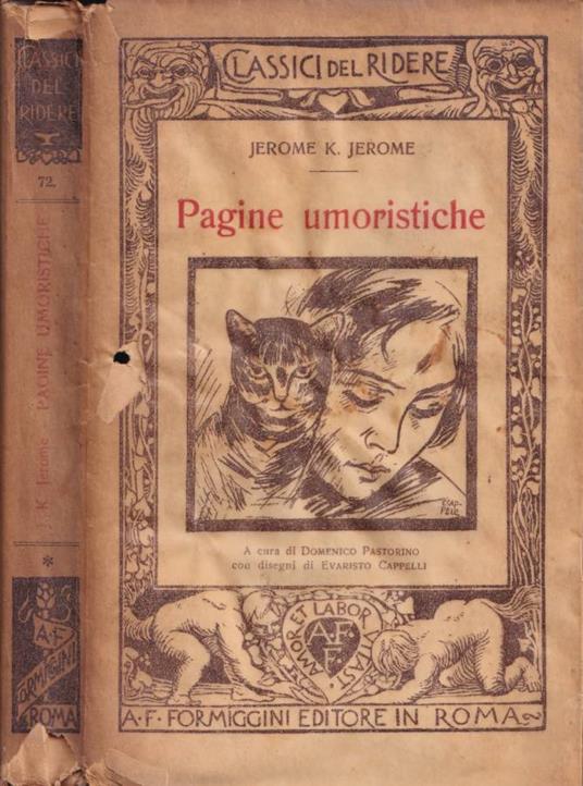 Pagine umoristiche - Jerome K. Jerome - copertina