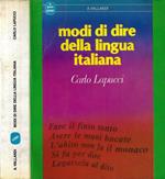 Modi di dire della lingua italiana