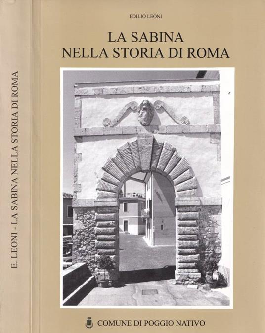 La Sabina nella storia di Roma - Edilio Leoni - copertina