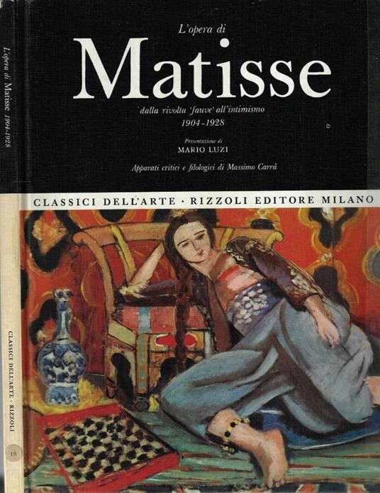 L' opera di Matisse - Mario Luzi - copertina