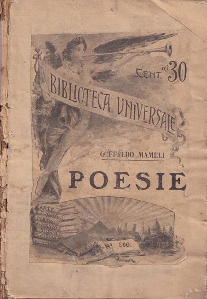 Poesie - Goffredo Mameli - copertina